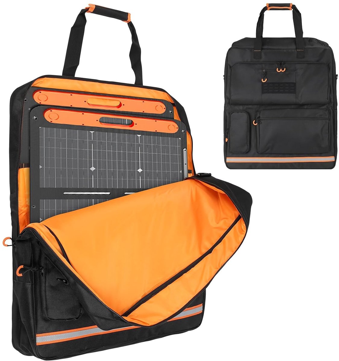 Draagtas voor 100W-200W Zonnepanelen - Waterafstotend - Met Compartimenten voor Kabels - Ideaal voor Camping - ShopVlot