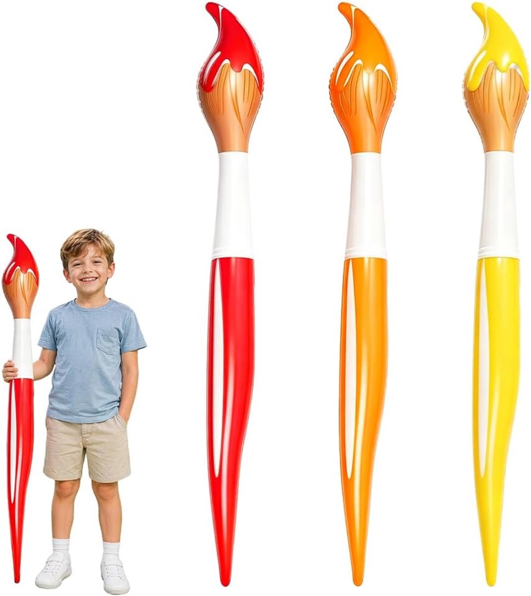 Pennen en ballonnen decoratie eerste schooldag - 6 stuks - opblaasbaar en kleurrijk - vrolijke sfeer voor klaslokaal - ShopVlot