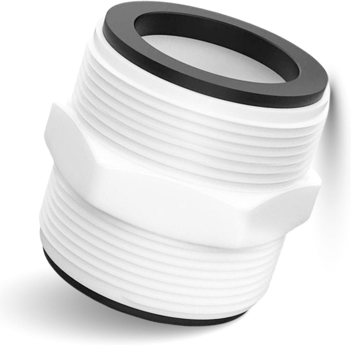 Poolslangconnector 38 mm - Duurzaam ABS - Voor slangverbindingen - Betrouwbare aansluiting voor pompen - ShopVlot