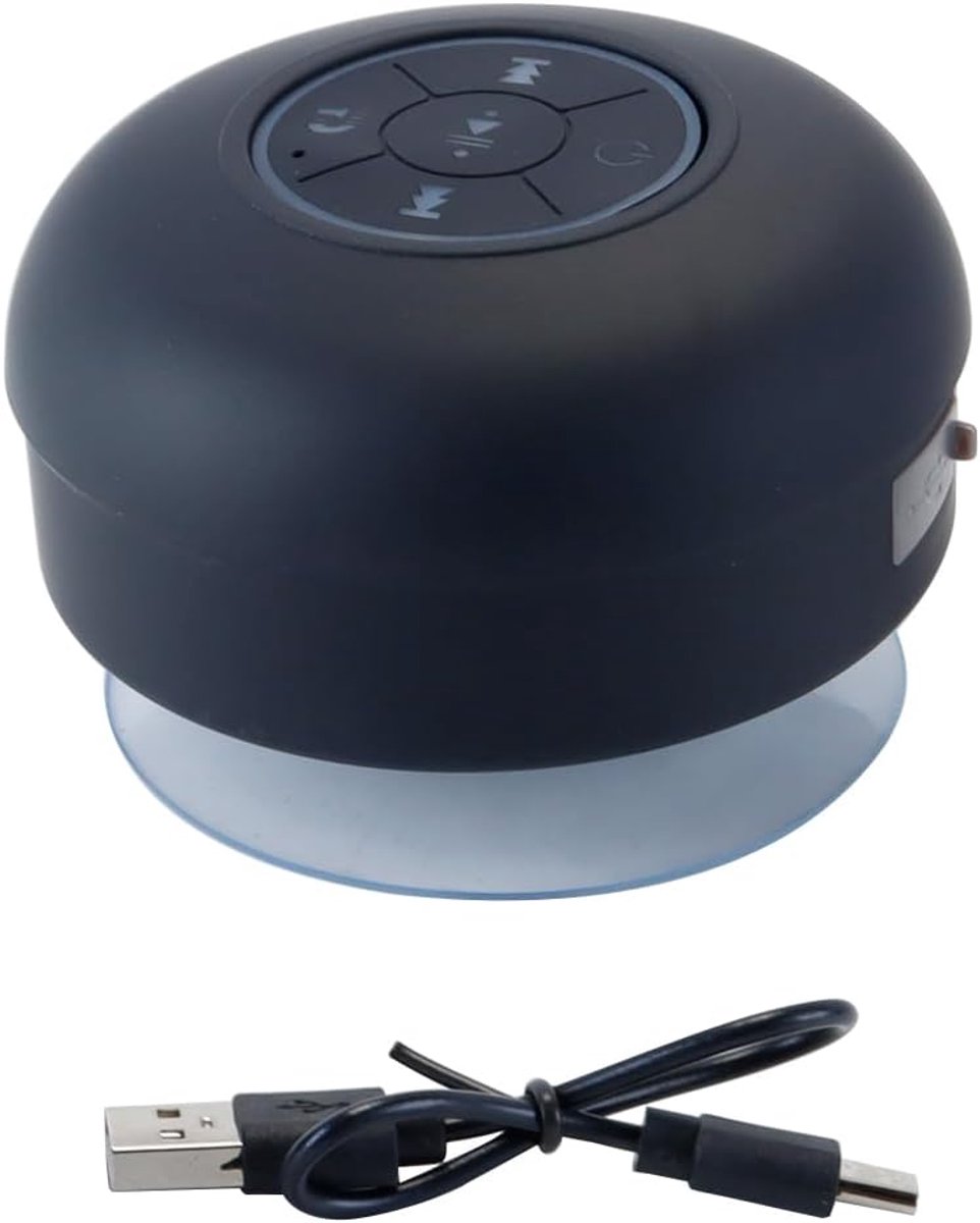 Draagbare Bluetooth douche luidspreker - IPX4 waterdicht - kleurrijke verlichting - handsfree bellen - ShopVlot
