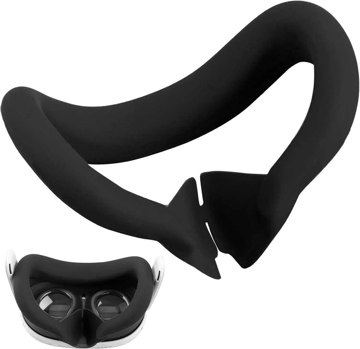 Siliconen oogmasker voor Meta Quest 3 - Lichtgewicht en ademend - Zweetbestendig voor optimale VR-ervaring - ShopVlot