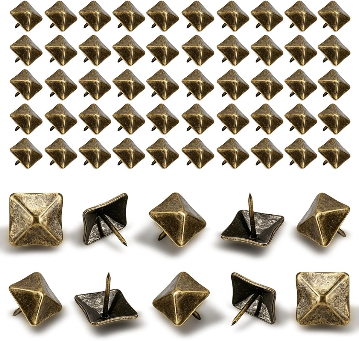 Cladding Nails 19mm - Antieke Spijkers - Vierkante Kop - Perfect voor Decoratie - ShopVlot