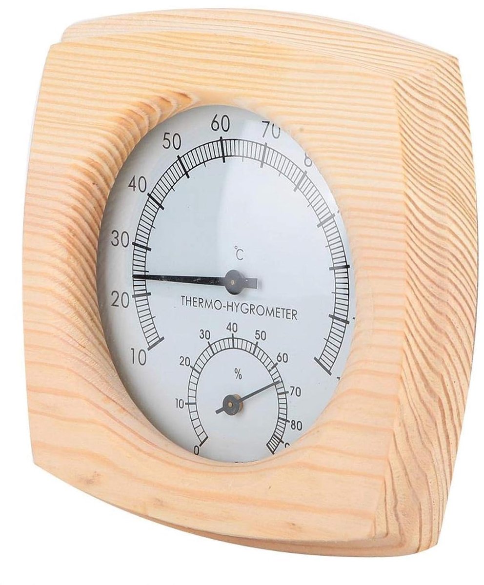 Sauna thermometer hygrometer - 2-in-1 houten meter - nauwkeurige temperatuur- en vochtigheidsmeting - ShopVlot