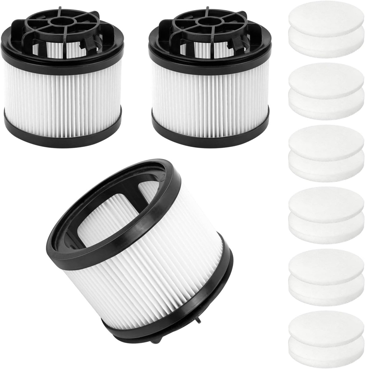 Vervangfilters voor LSV-V201F-WUS - 3 Pack met 6 Voorfilter en 6 Achterfilter - Vijf-fasen filtratiesysteem - ShopVlot