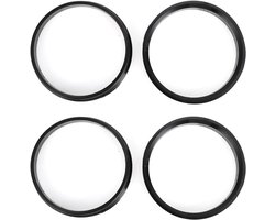 Hub Centric Ringen 60mm ID 65mm OD - ABS Kunststof Zwart - Precisiefit voor Auto's - Verhoogt prestaties - ShopVlot