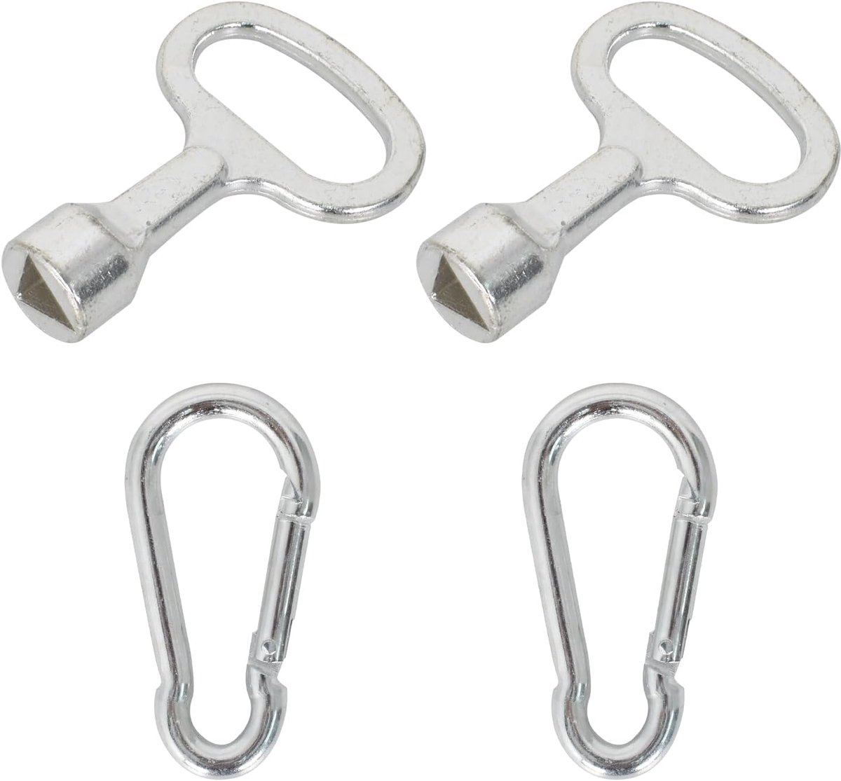 Triangular sleutel 10mm - Aluminium legering - Duurzaam en roestvrij - Voor meterkast en watermeter - ShopVlot