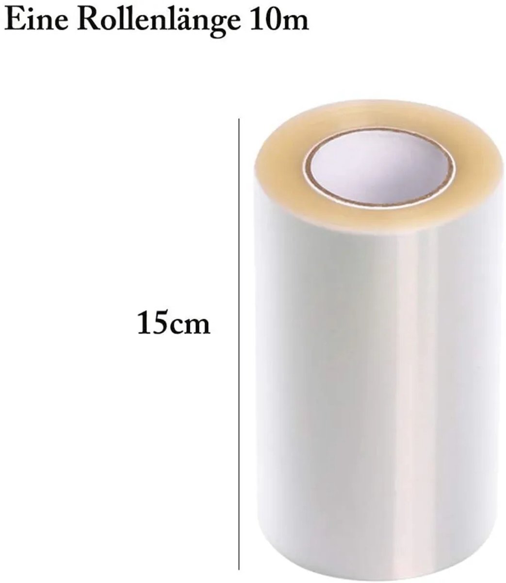 Taartrandfolie, transparante rol van 15 cm x 10 m, taartranden, rol taartrandfolie, verpakkingsfolie Geschikt voor taartdecoraties, moussetaarten
