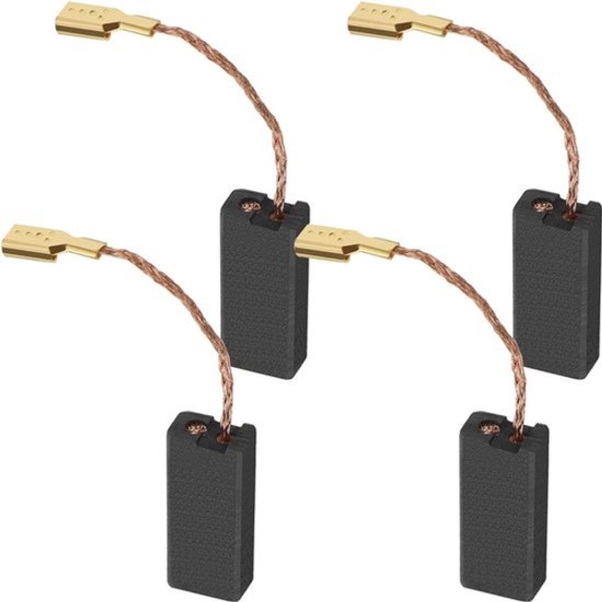 Vervanging koolborstels Bosch GWS 7 125 - 4 stuks - elektrisch gereedschap accessoires - 5x8x18mm .