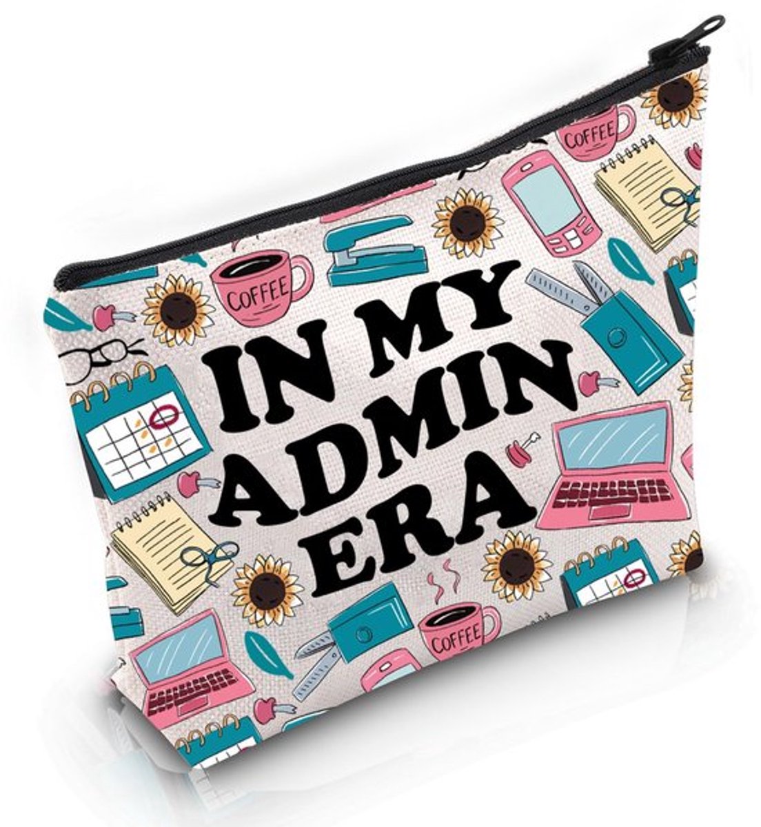 Administratieve Assistent Cadeau Mijn Admin Era Make-up Tas Secretaris Cosmetica Tas Secretaris Dag Cadeau, Mijn Admin Era Tas