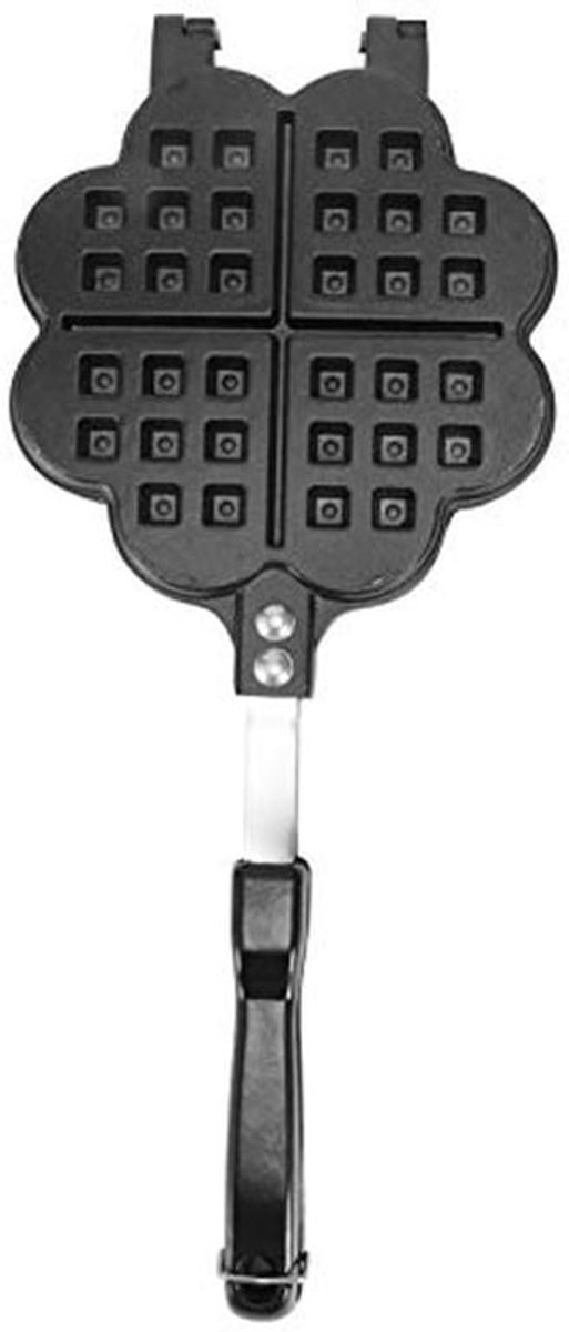 Hartwafelijzer, Kookplaat Wafelijzer, Pan Wafel, Anti-aanbak Wafelijzer Pan, Kachel Top Wafel Koekenpan, Wafelijzer Pan voor Familie Ontbijt Bakken