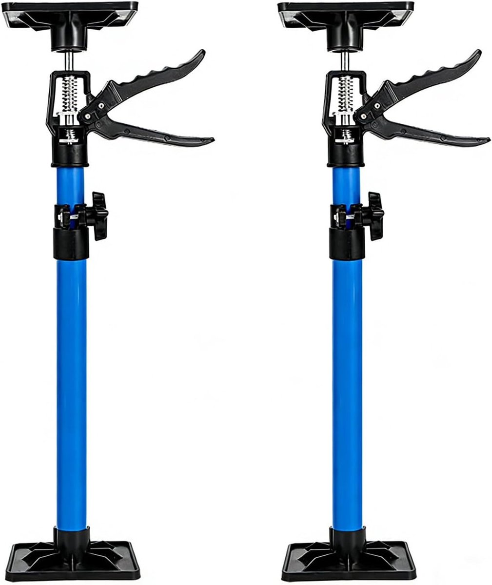 Telescopische steunstangen 50-115 cm - roestvrij staal - 100 kg draagvermogen - ShopVlot