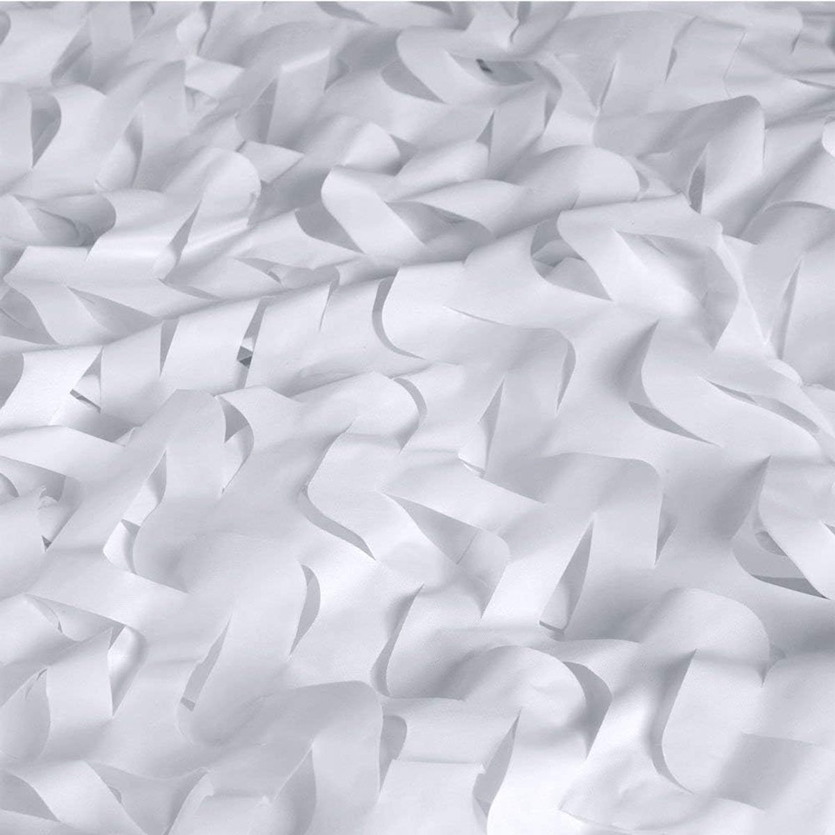 Camouflage net 1,5m x 5m - sneeuw wit - eenvoudig te snijden - perfect voor buitenactiviteiten - ShopVlot