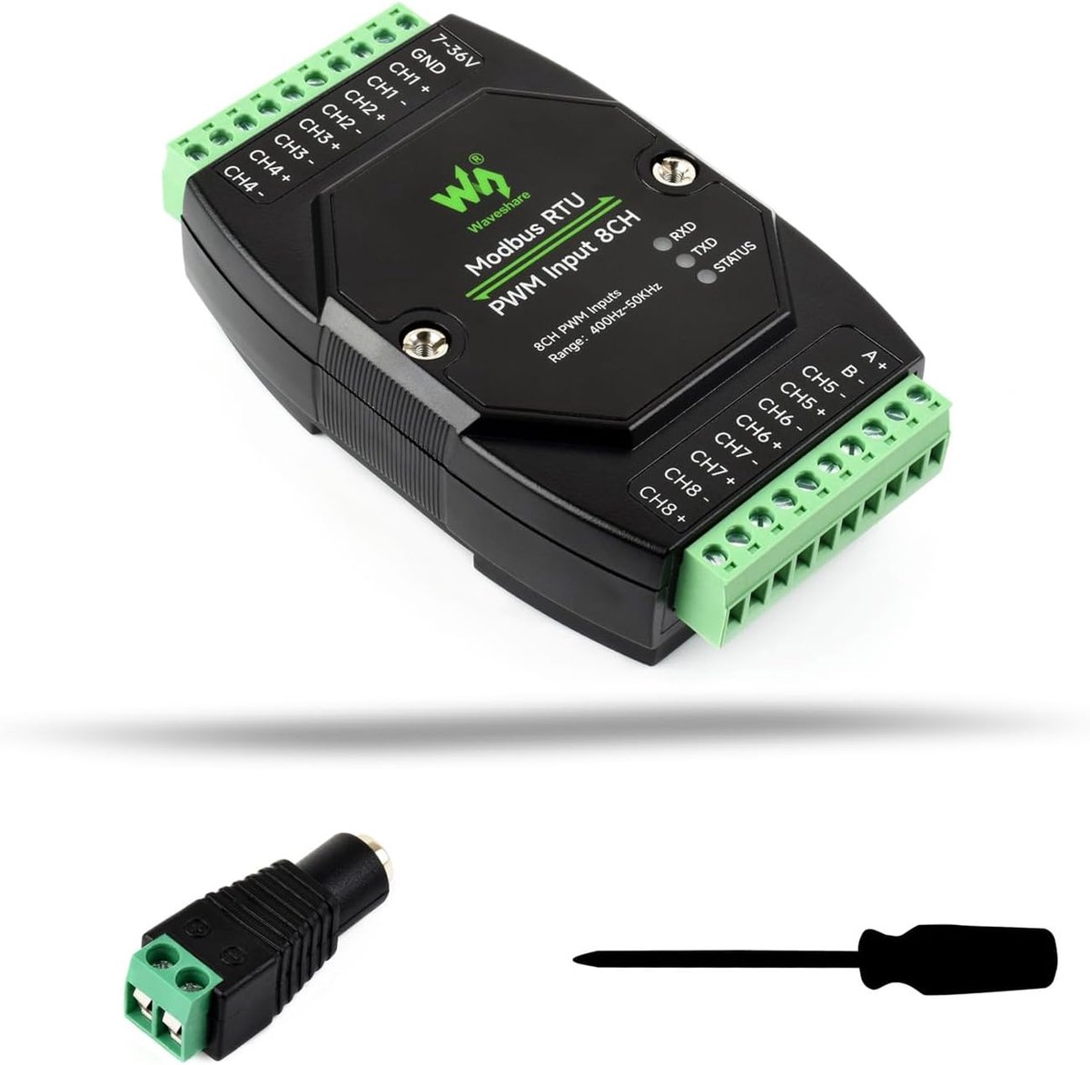 PWM Ingangsmodul 8-Kanaals - Isolatie RS485 - Hoogfrequent Pulsdetectie - Betrouwbare bescherming - ShopVlot