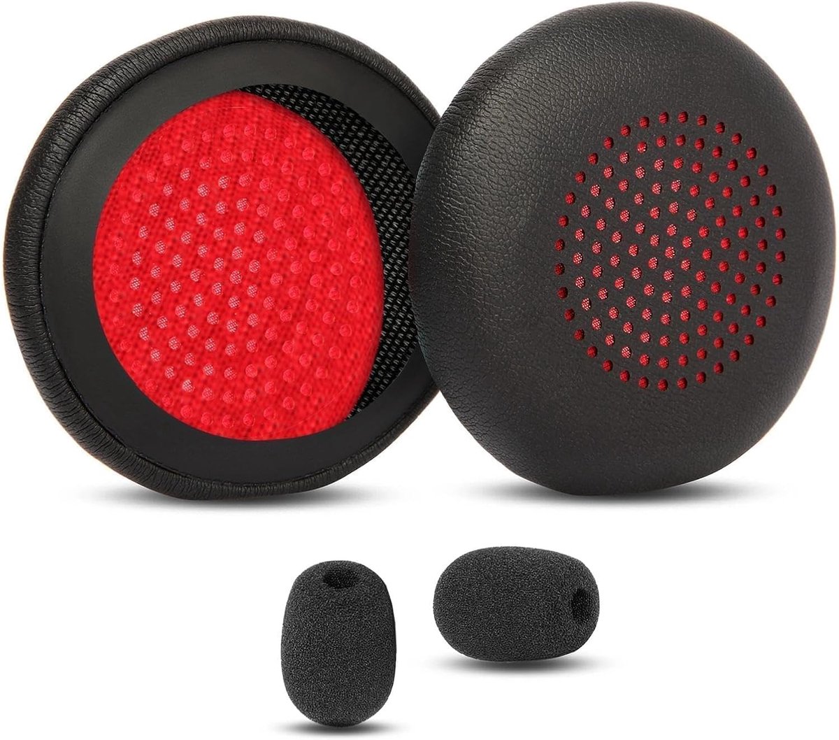 Oorkussens vervangend voor Plantronics Poly Voyager 4310 UC/4320 UC - Geheugenschuim - Comfortabel en duurzaam - ShopVlot