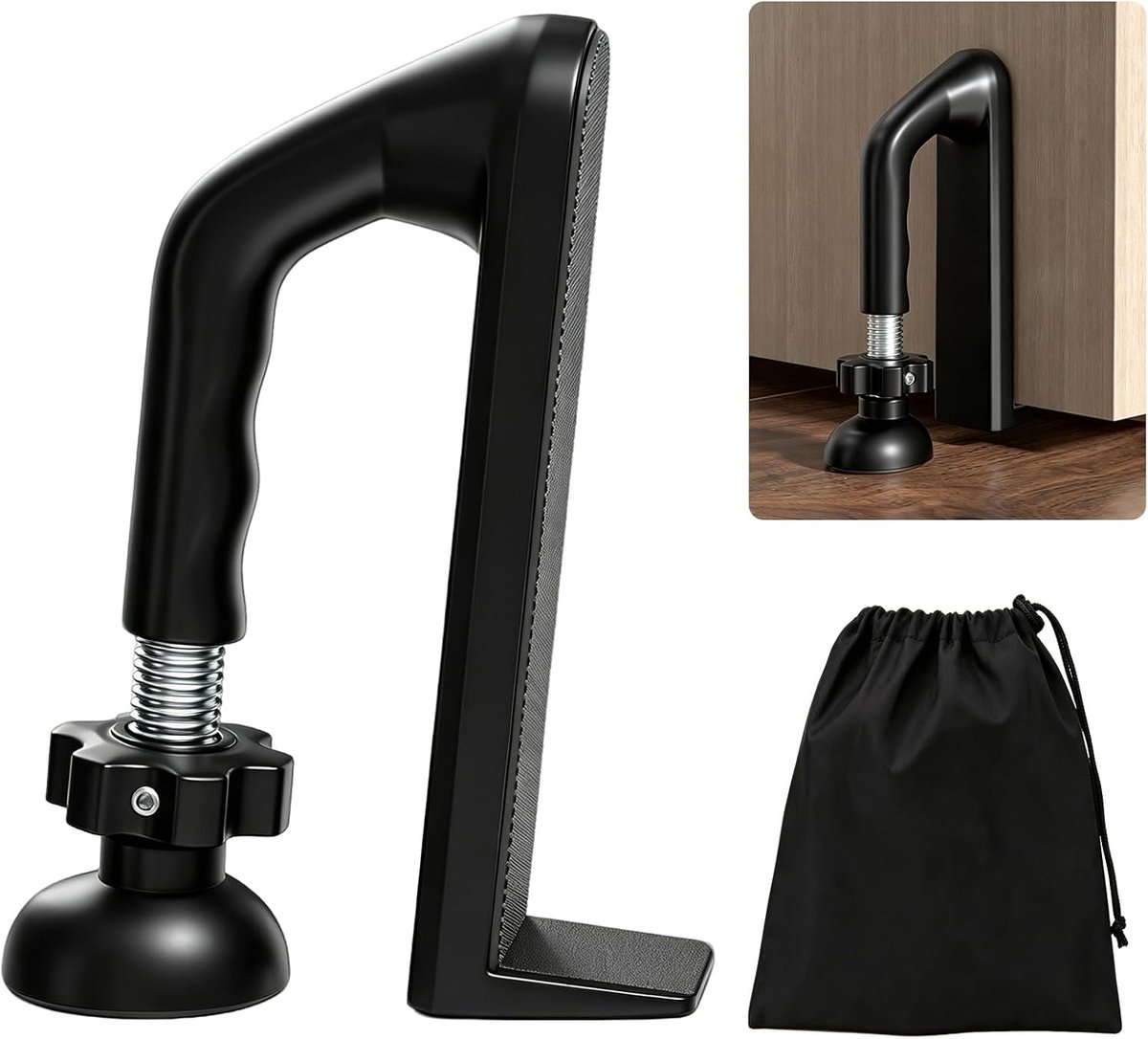 Deurstopper alarm draagbaar - verstelbaar 5-35 mm - antislip - veilig voor hotels en reizen - ShopVlot