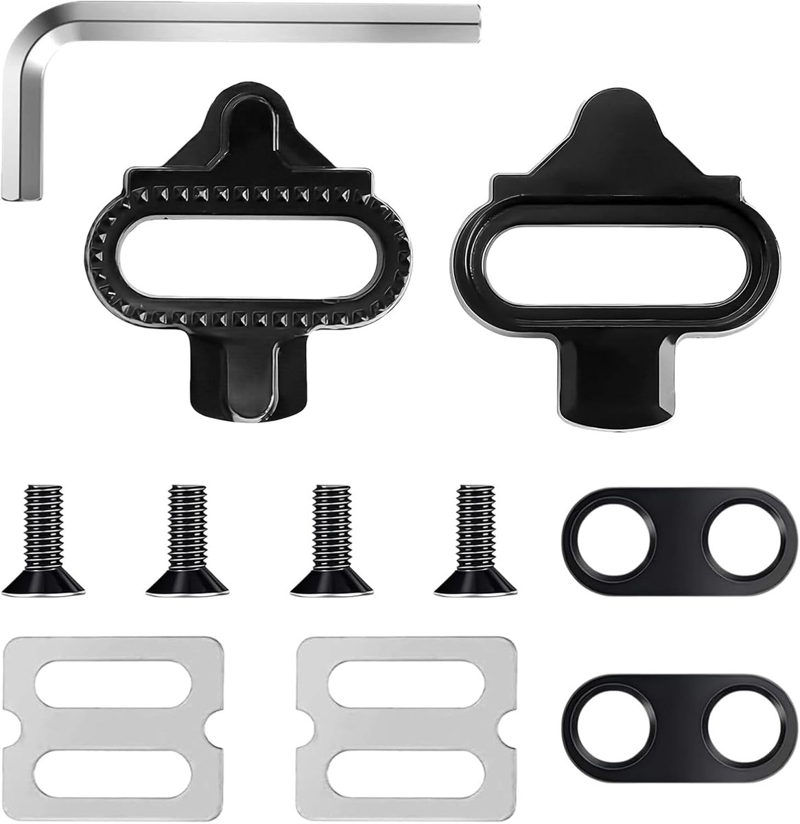 Fietsplaatjes SPD Compatibel - Duurzaam Materiaal - Betrouwbare Grip - Perfect voor Fietsers - ShopVlot