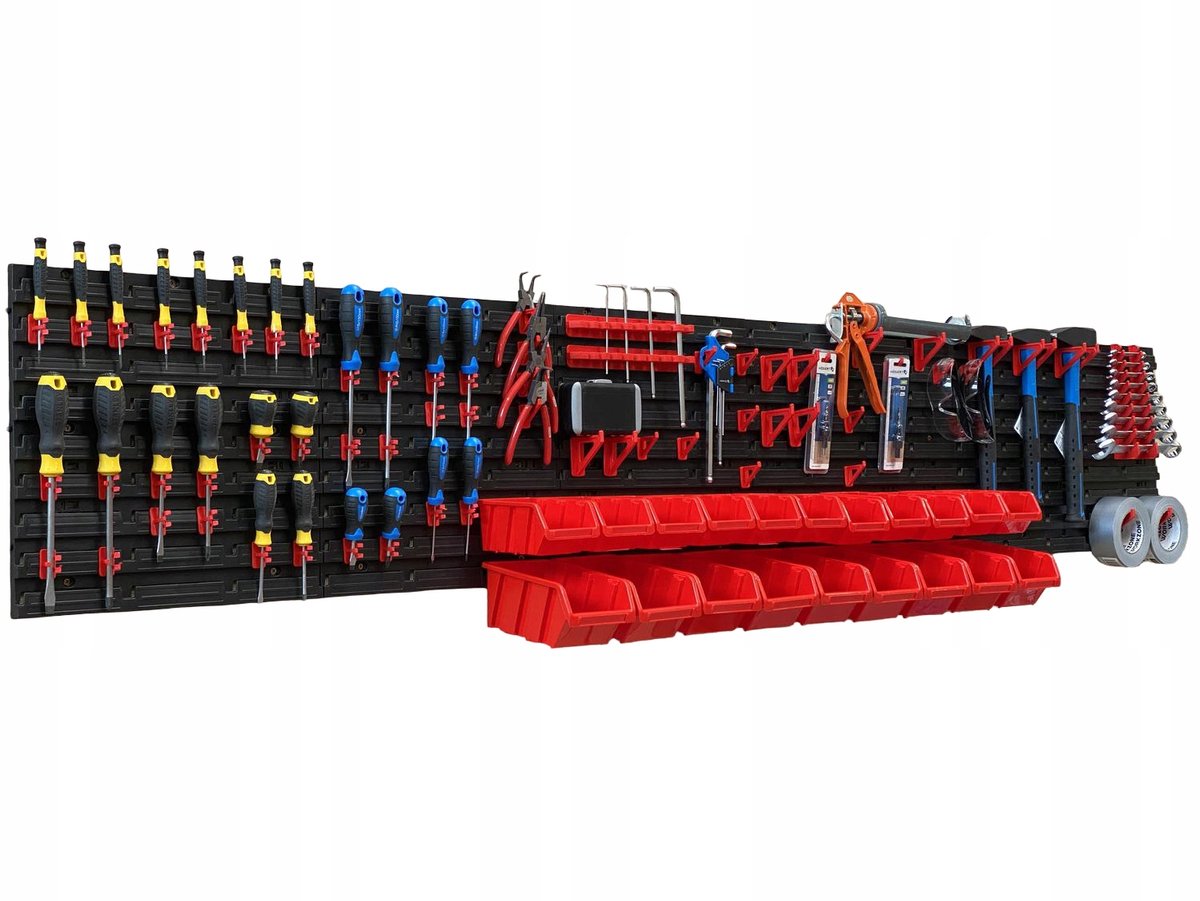TABLICO Gereedschapswand 232,2x39 cm + Bakken & Haken | Gemaakt in Polen