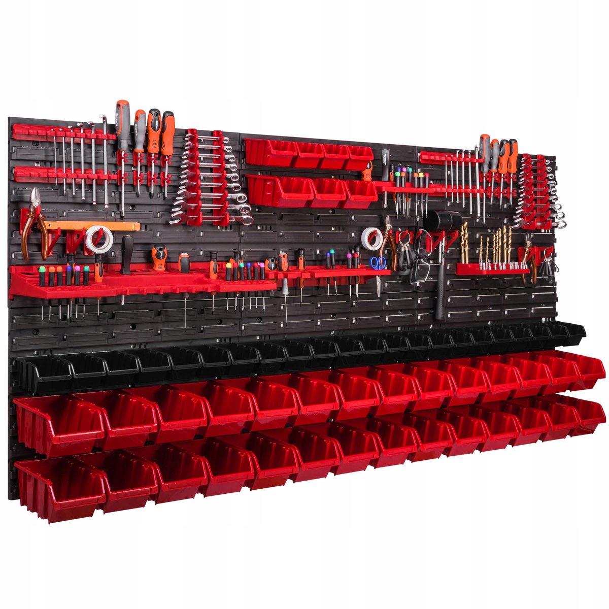 Gereedschapsbord 172x78cm met 57 Bakken & Ophangsystemen