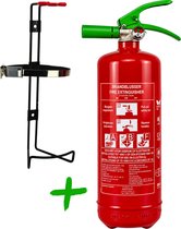 PFAS Vrije Schuimblusser 2L ABF – Vorstvrije Vetblusser 2 liter – Met Houder en Manometer – Fluor vrije brandblusser