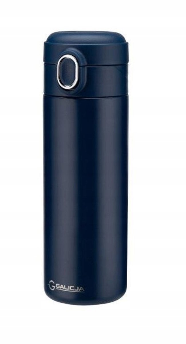 Galicja Xavier Thermosbeker 400ml - Blauw, RVS