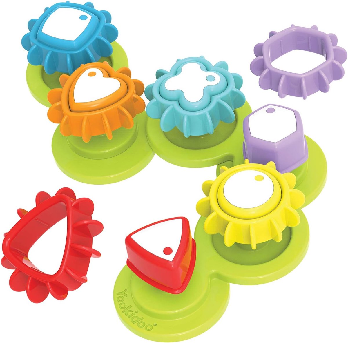 Speelgoed met tandwielen - Flexibele basis - Creatieve vormen - Uren speelplezier - SnelShoppen