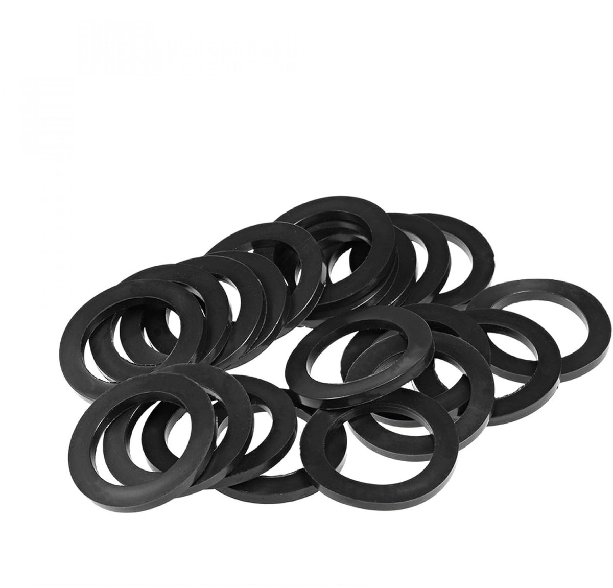 Sourcing map 20 stuks. Rubberen schijf vlak 10 mm binnendiameter 20 mm buitendiameter 2,2 mm 31mmx45mmx3.6mm