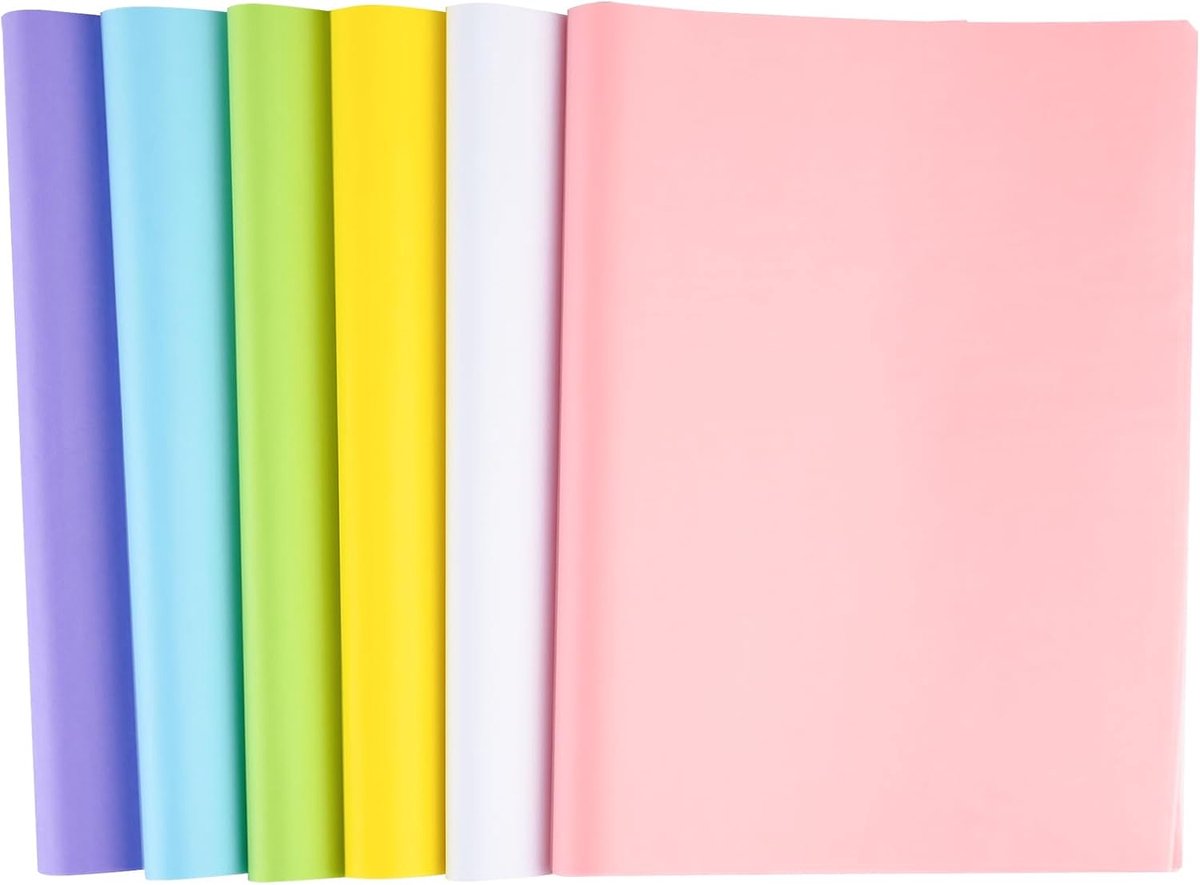 60 Vellen Pasen Tissue Papier Multicolor Tissue Papier Bulk Gift Verpakking voor DIY Art Craft Bloemen Verjaardag Pasen Party Festival