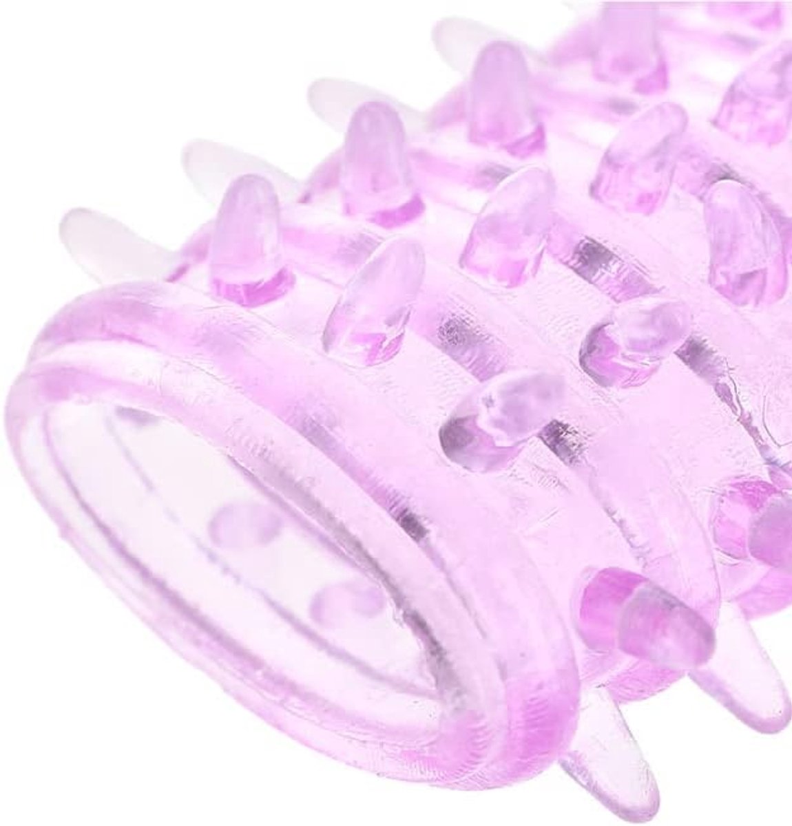 Vingersleeves 3-pack - 4 cm lang - TPE met studs - Extra stimulatie voor voorplezier - SnelShoppen