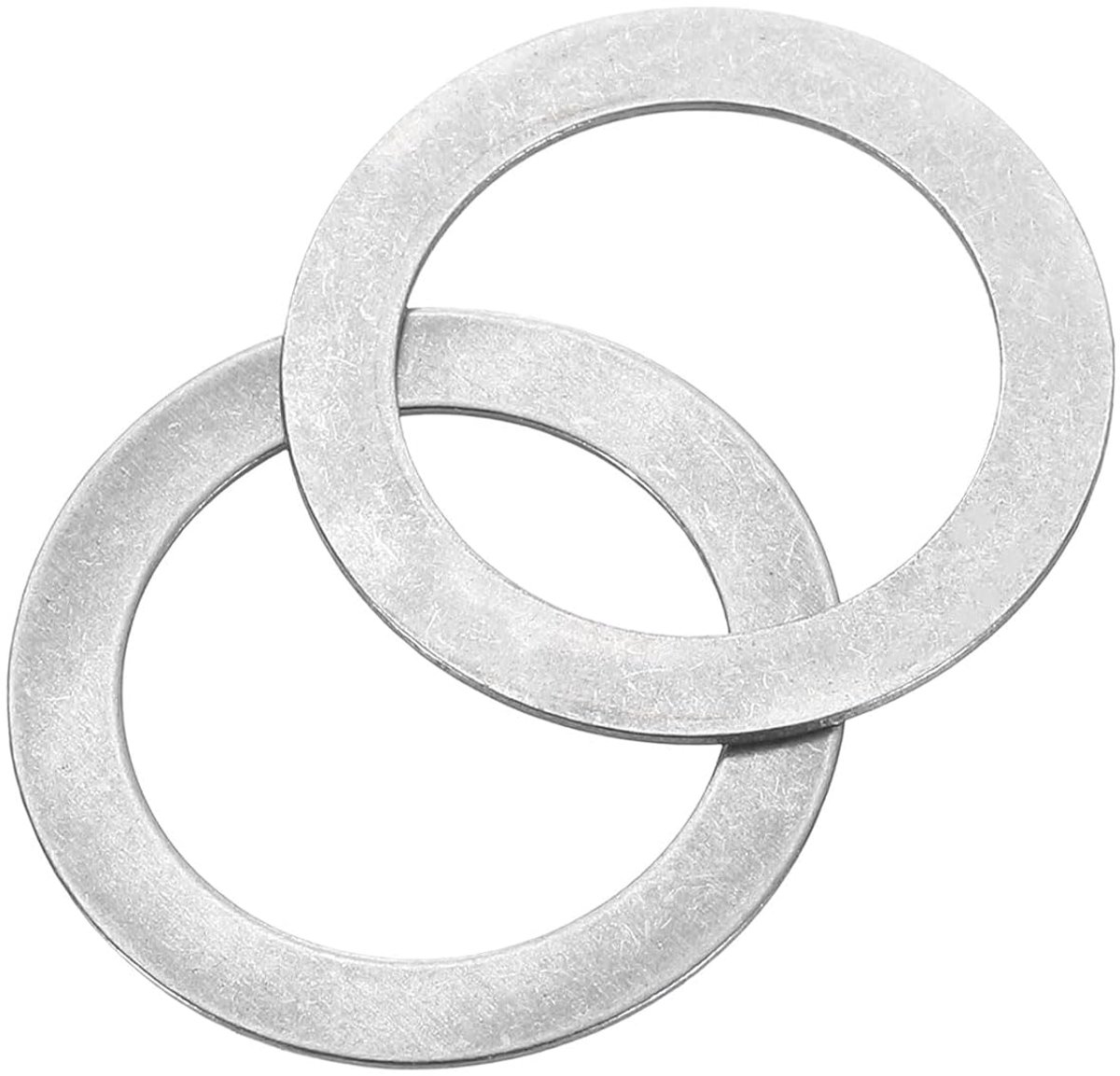 60 stuks sluitringenset, M15 x 21 x 0,3 mm, 304 roestvrij staal, sluitringen, platte afdichtingen, ringbevestigingen, sluitringen, set voor schroeven, moeren, schroefdraadstang