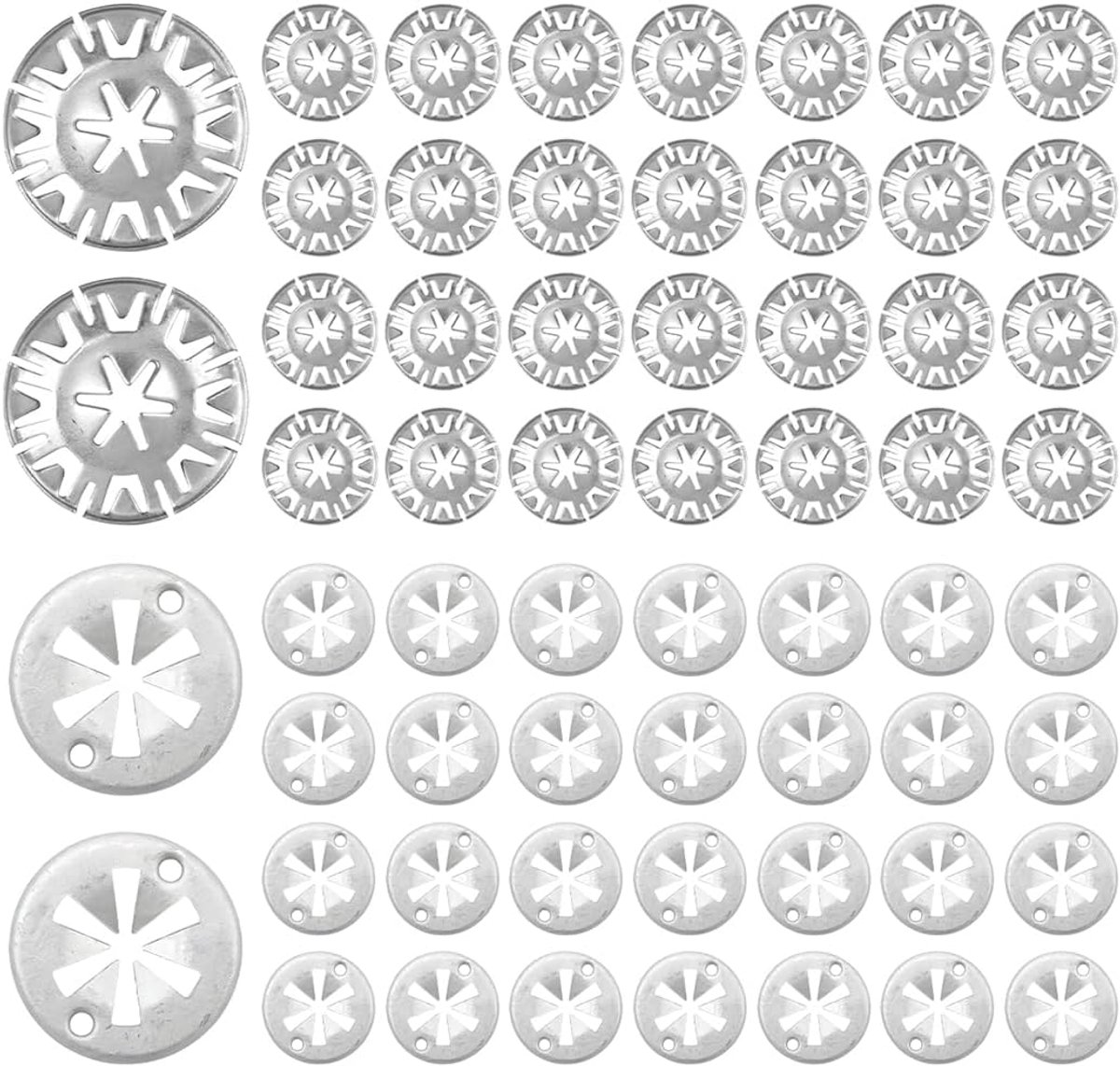 Set van 60 stuks thermische beschermingsringen, Starlock 30 mm klemringen, Uitlaat Thermisch Schild Isolerende Deksel Clip sluitringen, Voor De Meeste Auto's