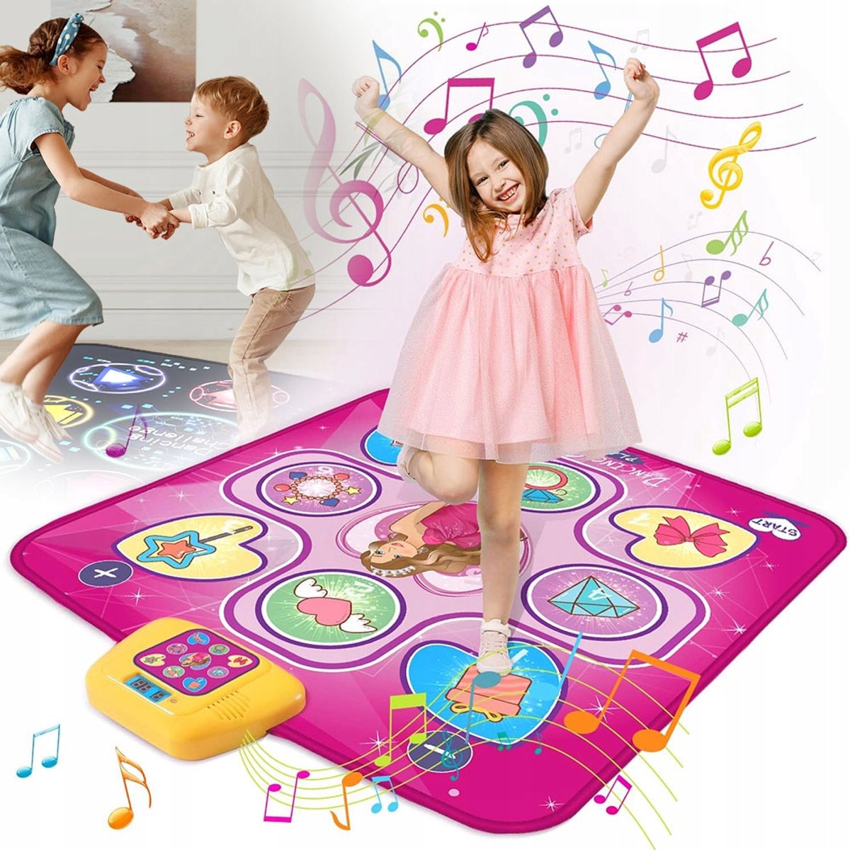 Interactieve Muziek Dansmat voor Kinderen - Leer Dansen en Muziek Maken