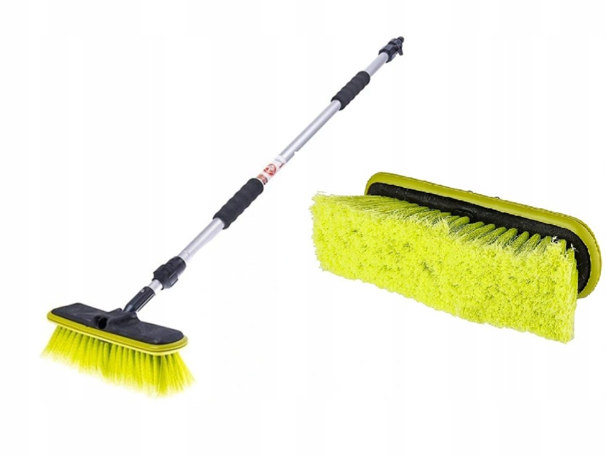 Telescoop Wasborstel met Waterdoorvoer 95-165cm