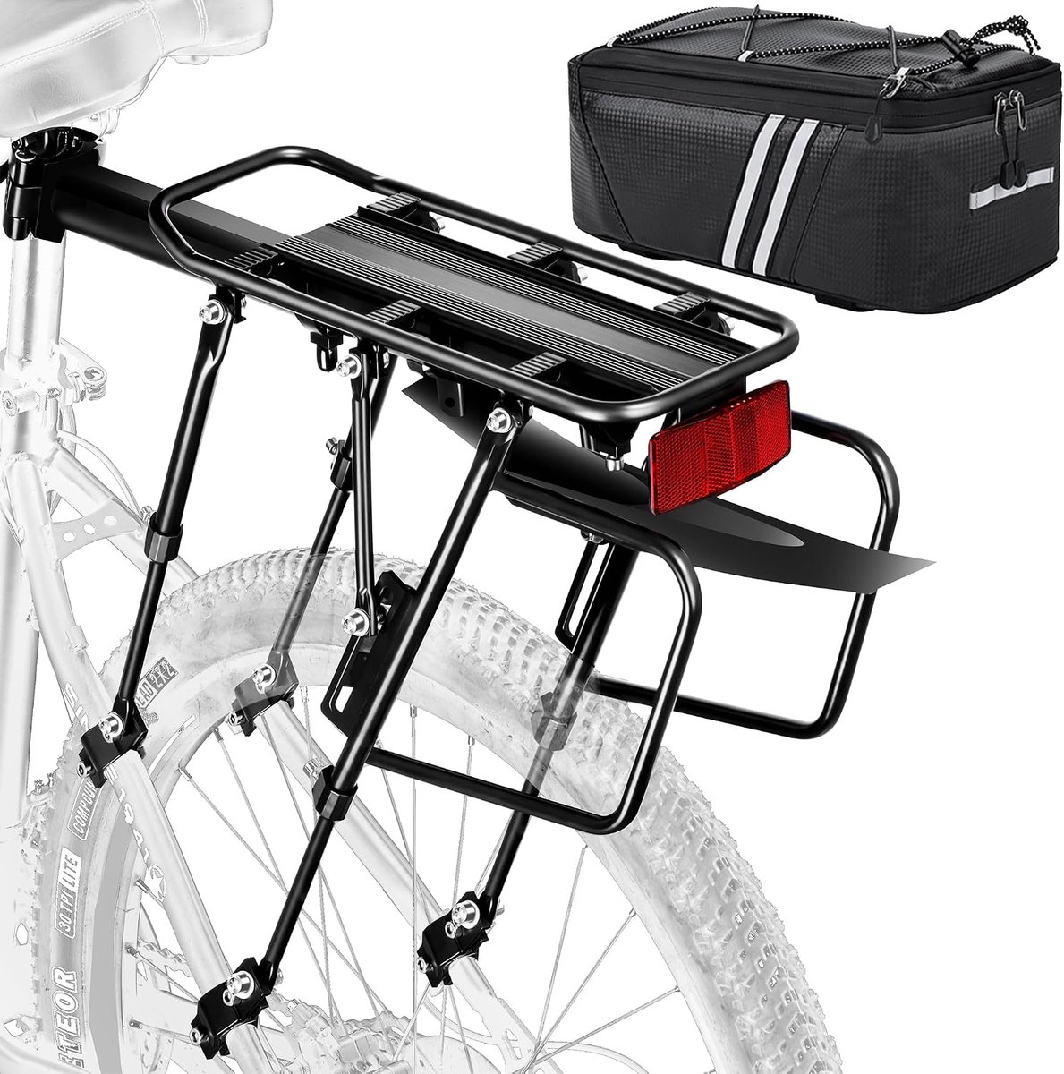 Fietsendrager BCR06FT - Aluminium - Lichtgewicht - Ideaal voor extra bagage - ShopVlot