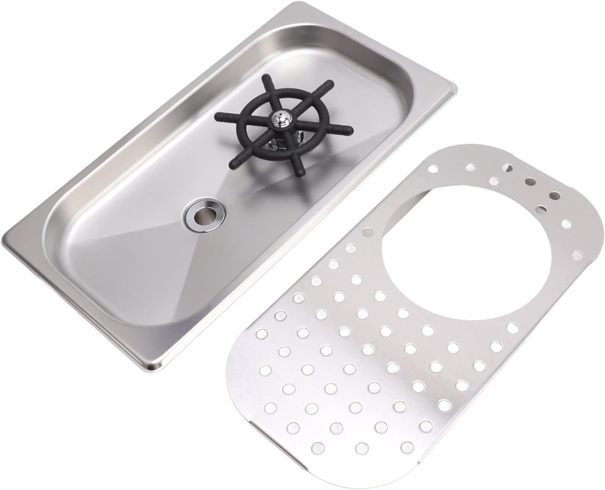 Pitcher rinser cup wasmachine - 304 roestvrij staal - hoge druk - waterbesparend - ShopVlot