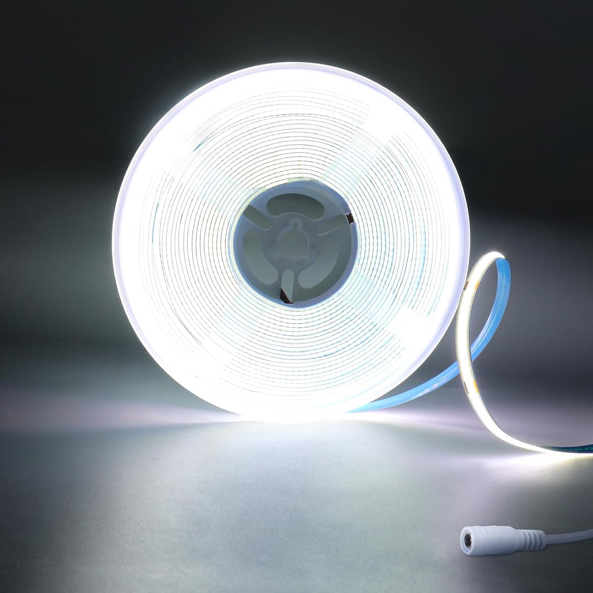 COB LED Strip 5 m Koud Wit 6000 K - Dimmable 320 LEDs/m - Perfecte Verlichting voor Decoratie - ShopVlot