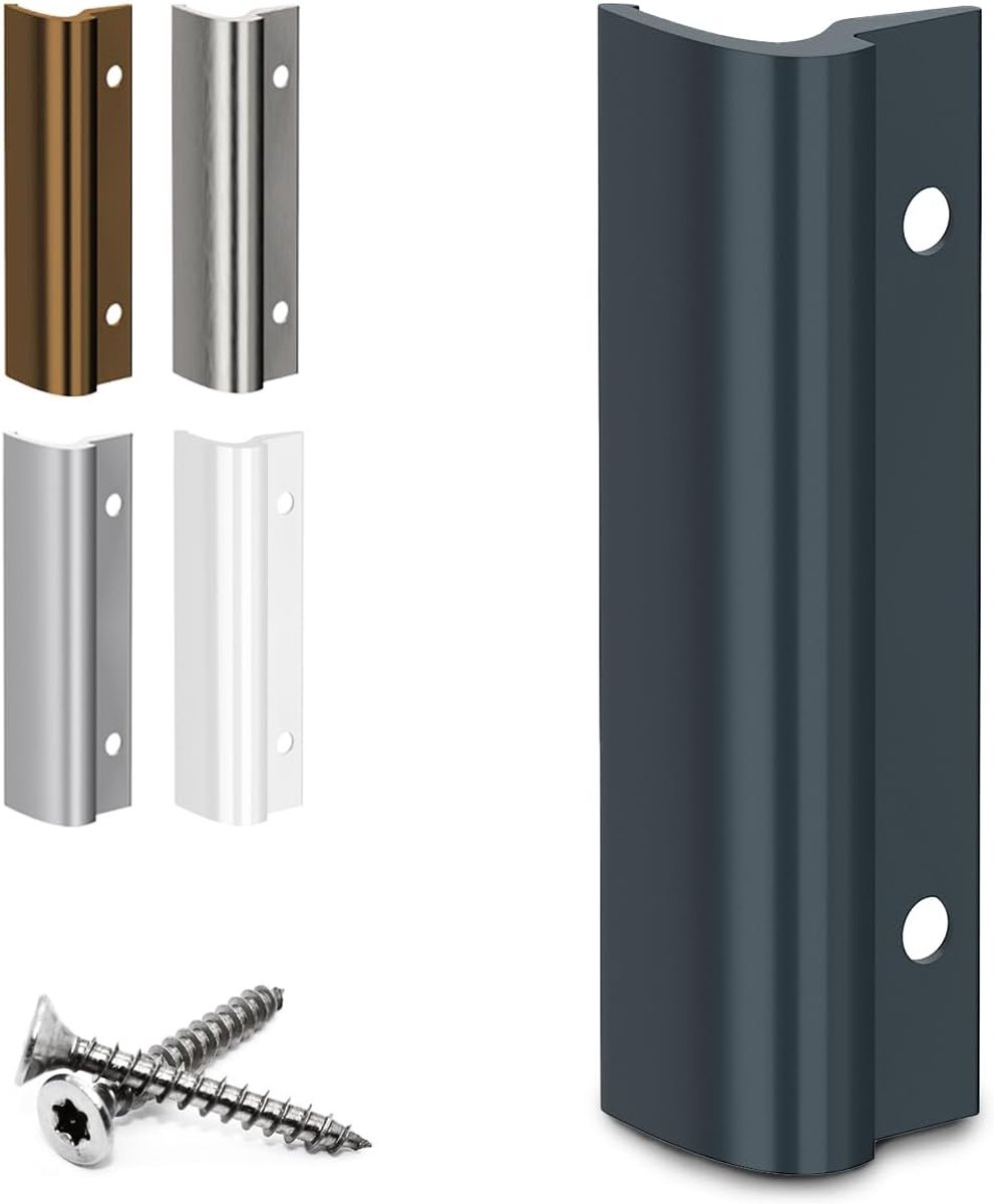 Balkondeurknop Ergonomisch - RAL7016 Antraciet Matt - Curved Handgreep - Comfortabele bediening voor balkon-/terrasdeur - ShopVlot