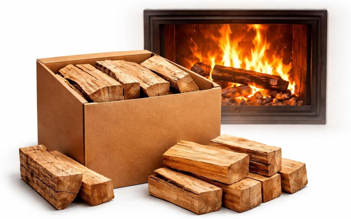 Houtskool 10 kg - Premium eikenhout - oven gedroogd - hoge warmteopbrengst - SnelShoppen