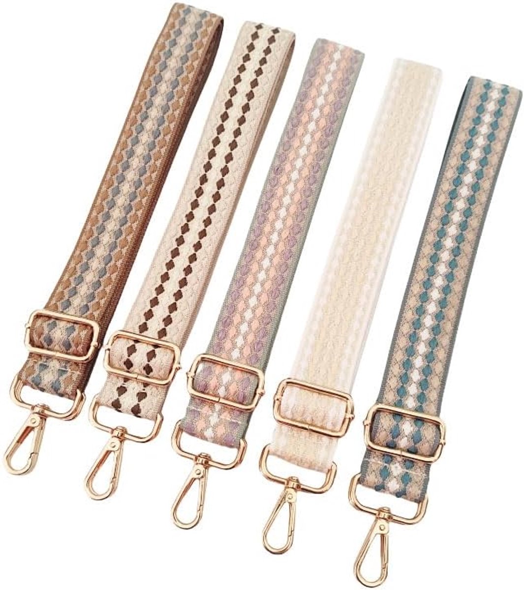 72-130 cm, verstelbare schouderriem voor tassen, 3,8 cm breed, schouderriem voor tassen, boho-stijl, vervangende draagriem, zakhengsel voor tas, handtassen, doe-het-zelf accessoires