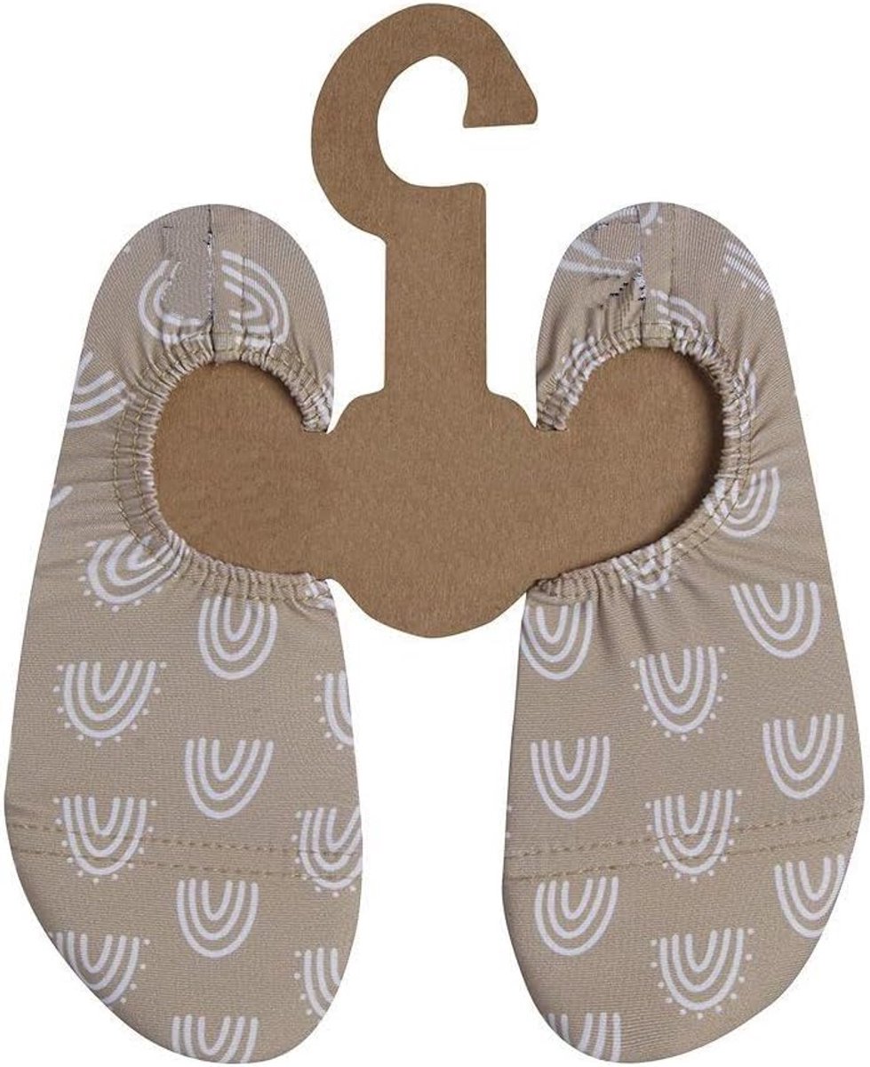 Dream Junior Strandschoenen voor kinderen, aquaschoenen, zwemschoenen, voor meisjes, in roze met witte hartjes, verschillende maten