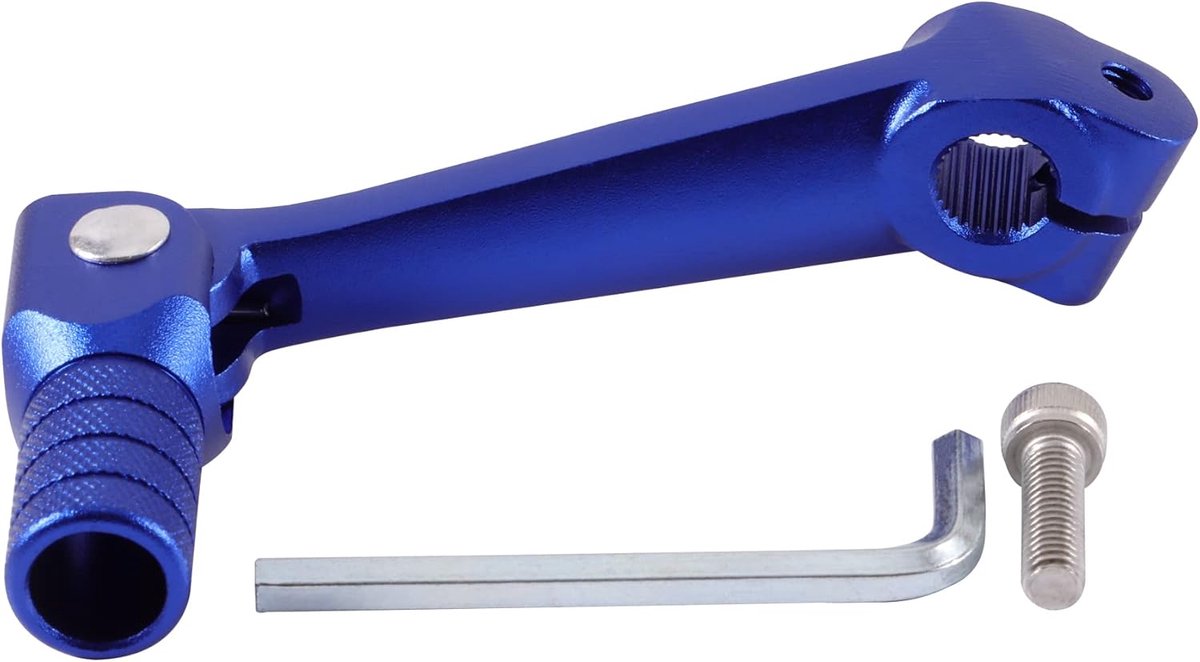 Blauwe CNC Shift Lever Aluminium vouwbare versnelling met gereedschappen Vervanging voor T4 TGR MX6 M4 Most Dirt Pit Bikes ATV UTV