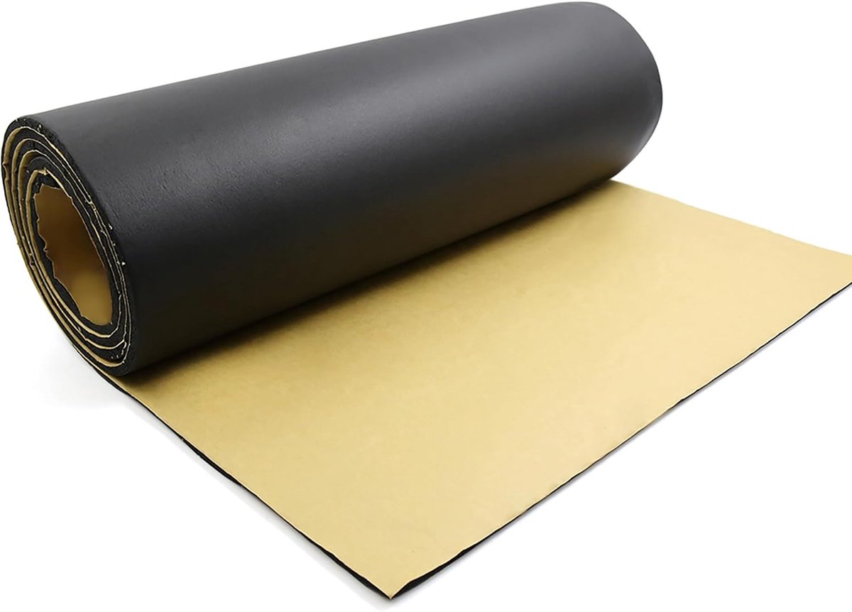 315mil 6.46sqft Schuimrubber voor de auto, 8 mm, geluidsisolatiemat, geluidsisolatiemat, 200 x 100 cm