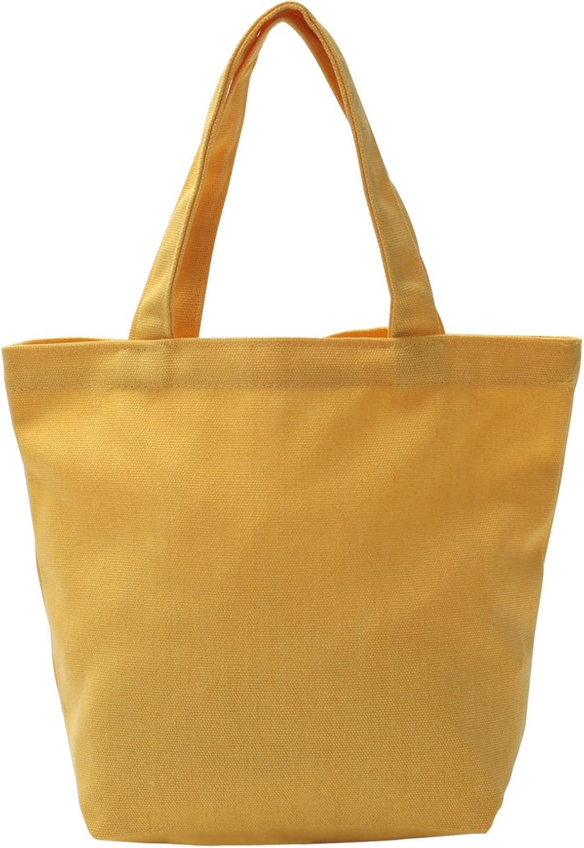 Canvas draagtas voor vrouwen, kleine canvas tas katoen stevige herbruikbare mini draagtas wasbaar doe-het-zelf voor ambachten geschenken lunch Bento