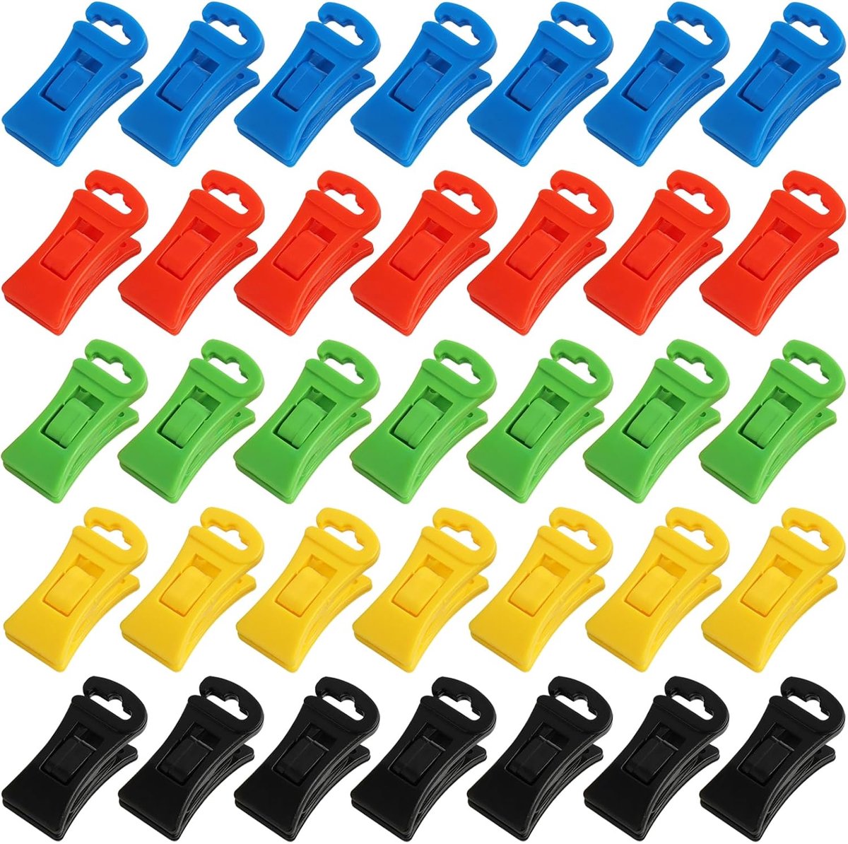 Sokkenklemmen voor wasmachine en droger, robuuste waeclips, antislip en duurzaam, accessoires voor de wasdag (verpakking van 35)