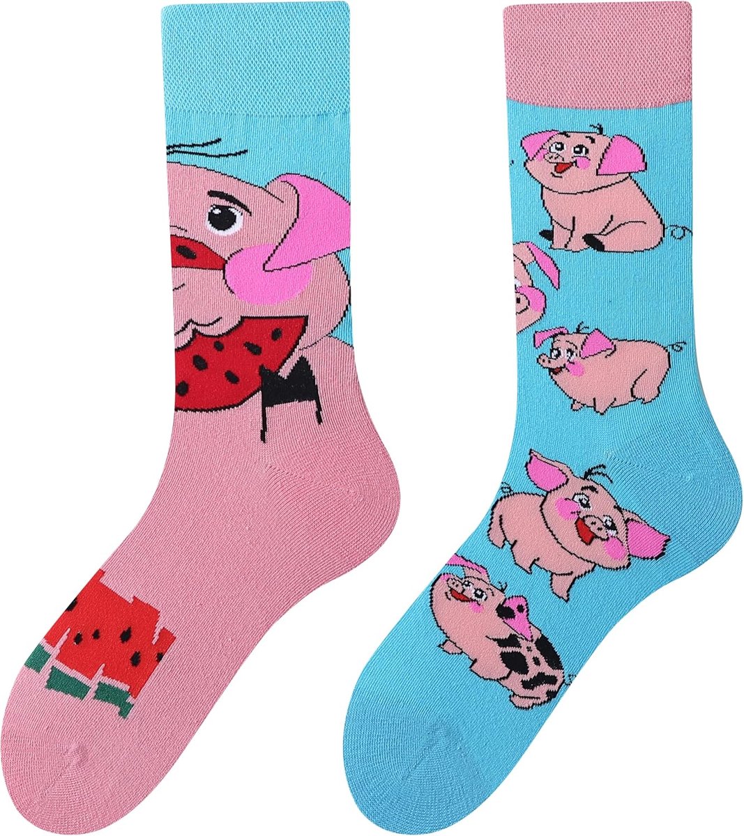 Sokken Voor Dames En Heren Unisex Veel Motieven Dieren Eten Fruit Sport Kunst Van Katoen Cadeau Asymmetrische Patronen Links En Rechts