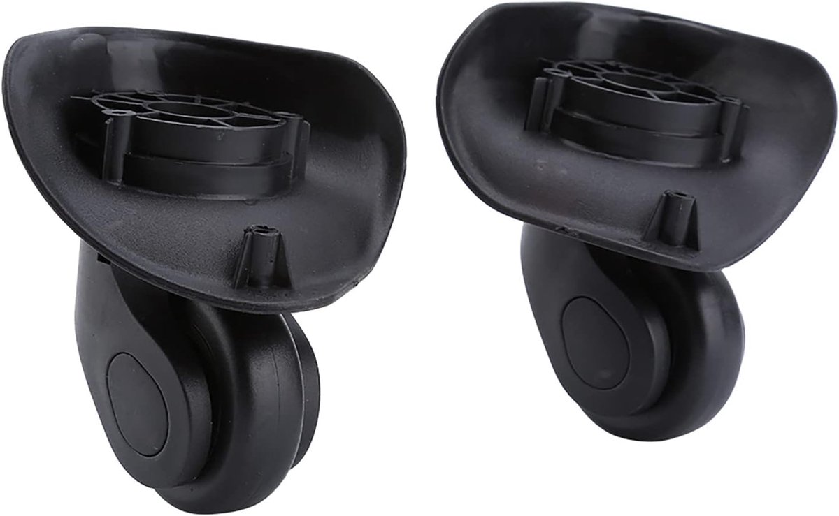 2Pcs Suitcase Luggage Replacement Wheels For Travel Case Pvc Material