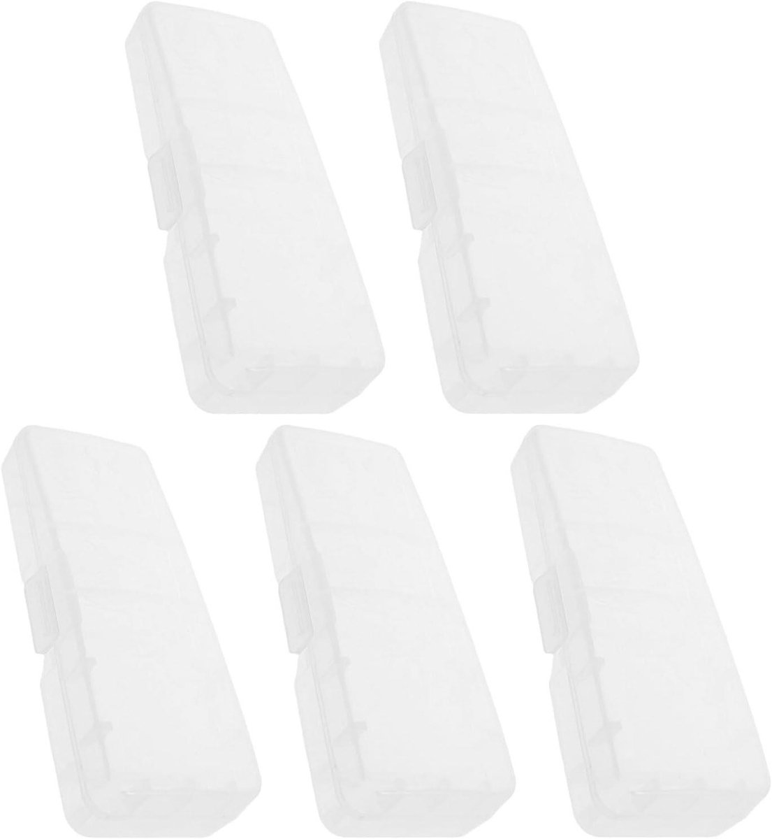 Reisscheermes Doos - Scheerhouder Koffer - Hygiënisch Opbergen - Doorzichtige Plastic - 14.5 x 5 x 3 cm - Transparant