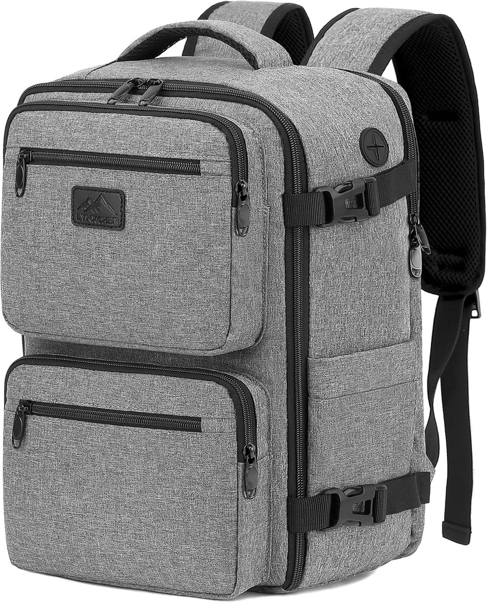 Cabin luggage backpack - voor Ryanair en Easyjet - laptopvak - ideaal voor reizen - SnelShoppen