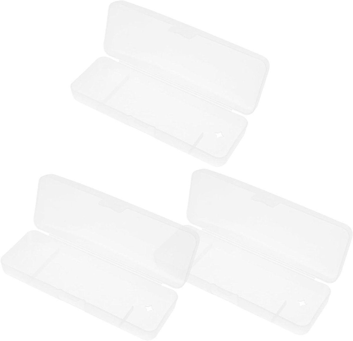 Opbergdoos Scheermesjes - Meshouder Reisetui - Veilig Vervoeren - Universele Pasvorm - 14.50X5.00X3.00CM - Transparant