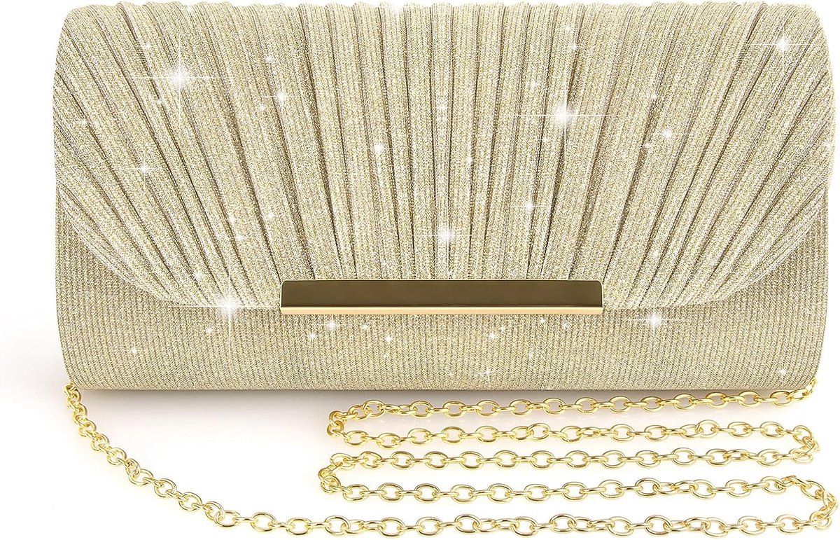 Clutch Bag voor Dames - Sequins - Envelop Clutch - Perfect voor Feestjes - SnelShoppen
