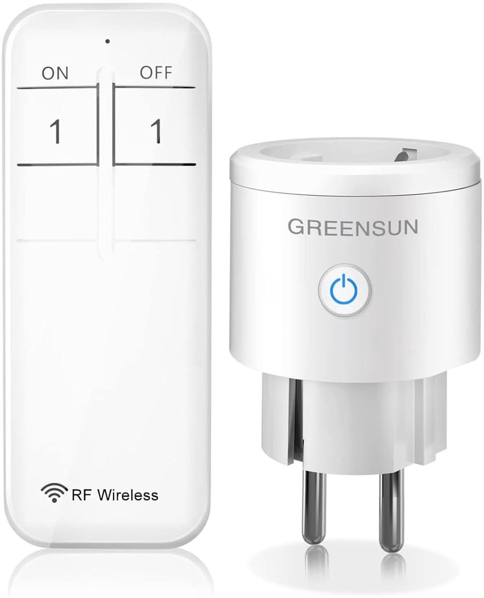Afstandsbediening Stopcontact - Intelligente stekker met RF afstandsbediening - Draadloze bediening tot 30 m - SnelShoppen